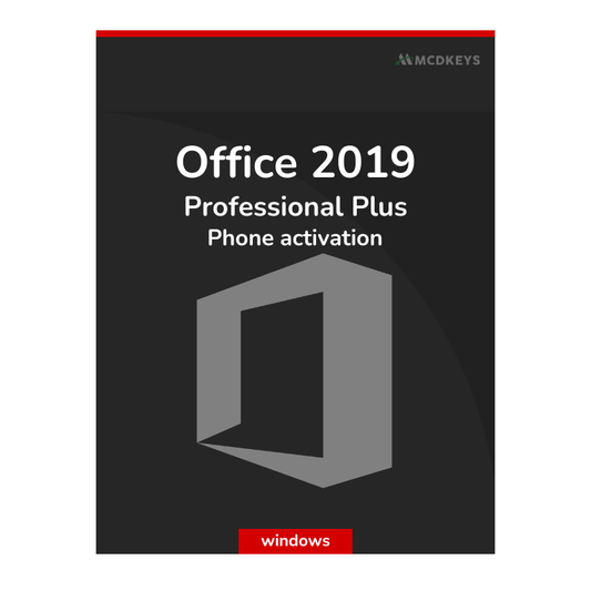 Microsoft Office 2019 Pro Plus Retail Phone Activation